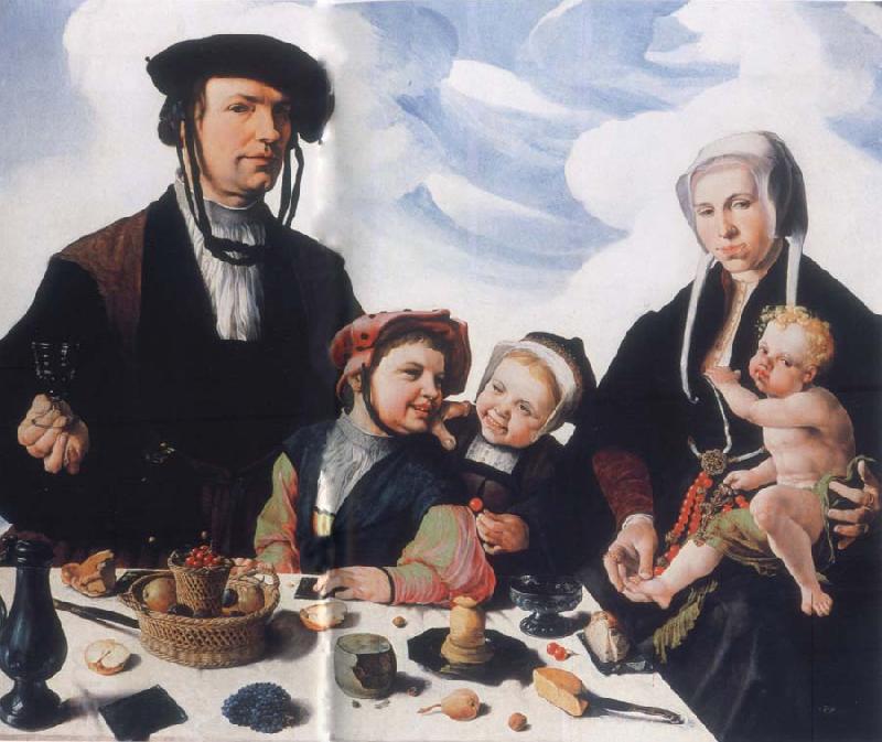 Maerten van heemskerck Art collections national the Haarlemer patrician Pieter Jan Foppeszoon with its family China oil painting art